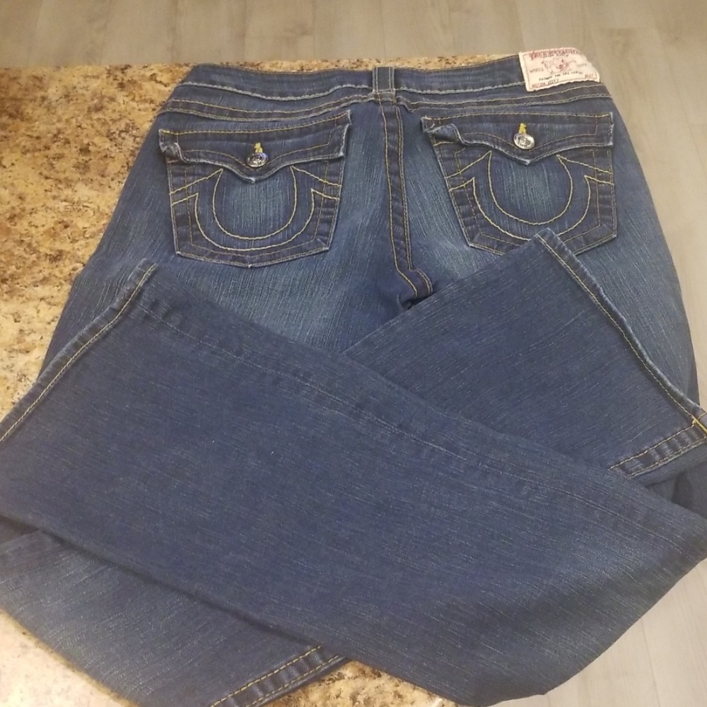 True Religion Becky Jeans Size 30 Boot Cut Nice!